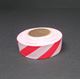 Picture of 1 3/16" PINK/ WHITE GLO FLAGGING RIBBON