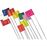 Picture of 2 X 3" MARKING FLAG GLO LIME